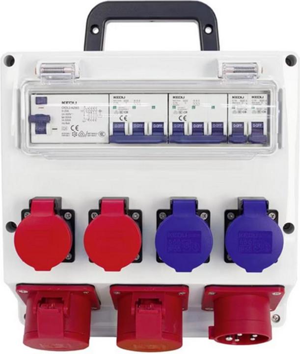 Steffen Distributeurs de chantier (6 x, Type 25, CEE 16/5, Type 23)