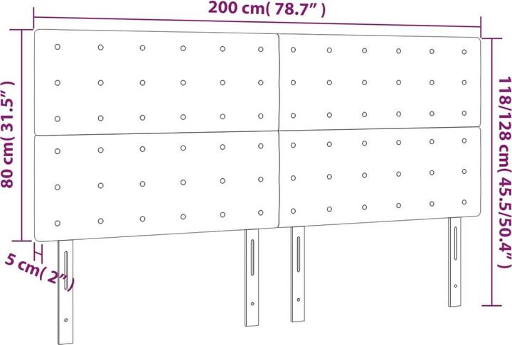 Image du produit vidaXL Kalel (80 x 5 x 128 cm)