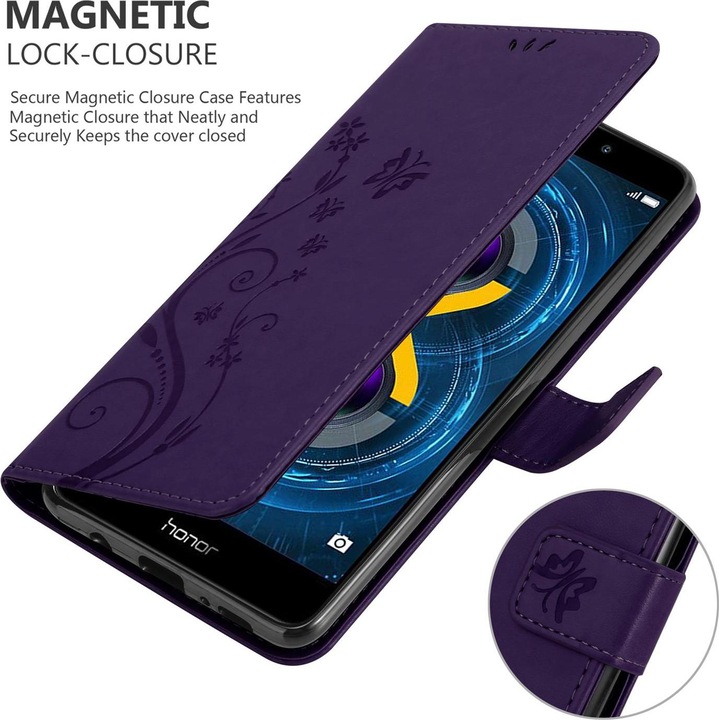 Produktbild Cadorabo Flower Book Cover (Honor 6X)
