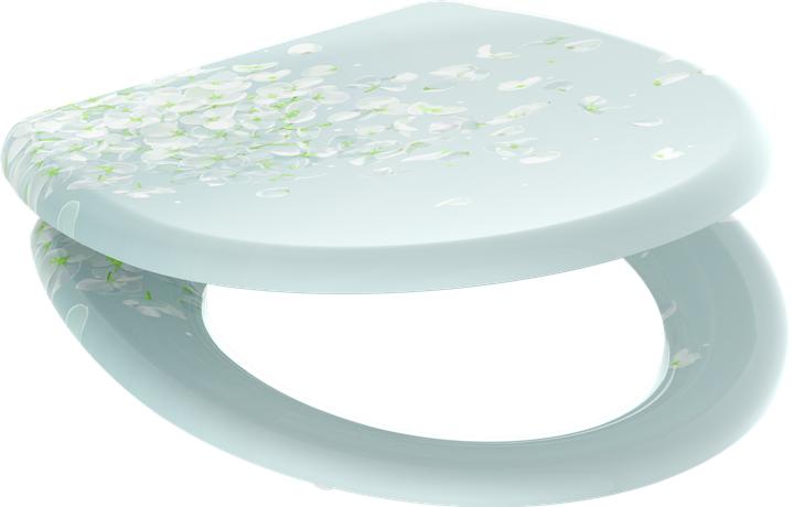 Image du produit Schütte Abattant WC Siège WC Duroplast FLOWER IN THE WIND Abaissement automatique Fermeture rapide 82381