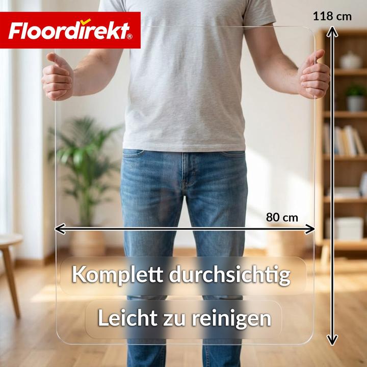 Produktbild Floordirekt Bodenschutzmatte Secura (118 x 80 cm)