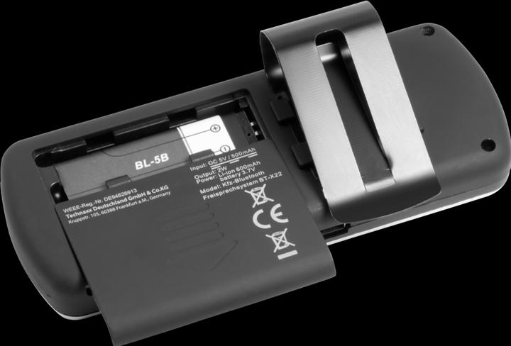 Produktbild Technaxx BT-X22 KFZ-Bluetooth Freisprecheinrichtung,Clip Befestigung