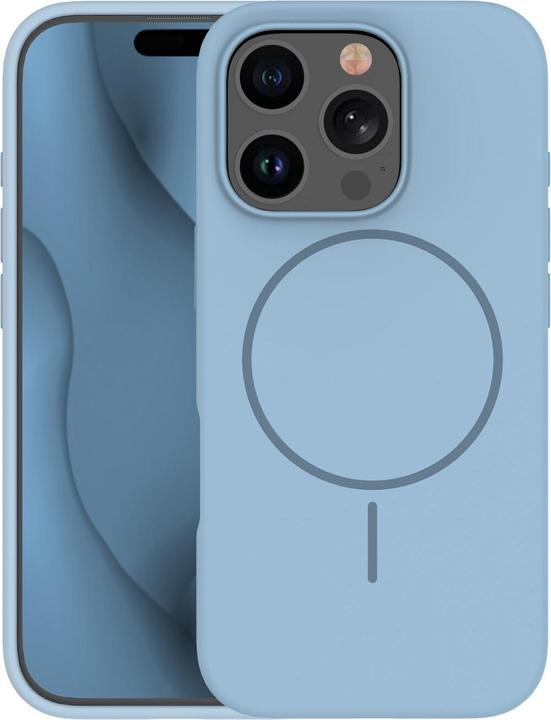 Actual product image OEM Silicone Thin Mag case for iPhone 14 Pro 6,1" light blue (Apple iPhone 14 Pro)