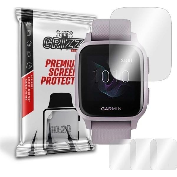 Grizz Glass Trasparente Grizzglass Folia Hydrożelowa Grizz Garmin Venu Sq, Pellicola Protettiva Per Smartwatch,