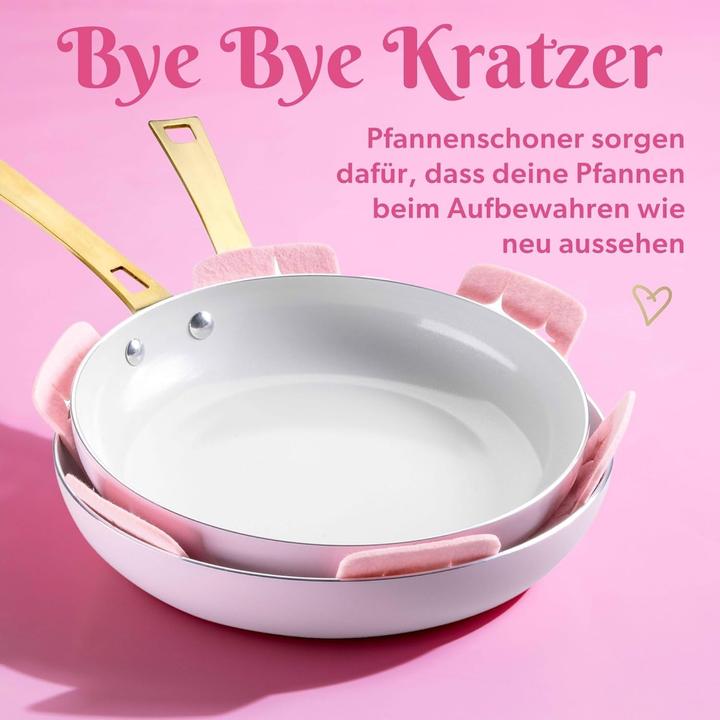 Produktbild Fackelmann 10-teiliges Kochgeschirr-Set mit Antihaftbeschichtung für Induktion und Spülmaschine (Pfannenset + Topfset, Aluminium)