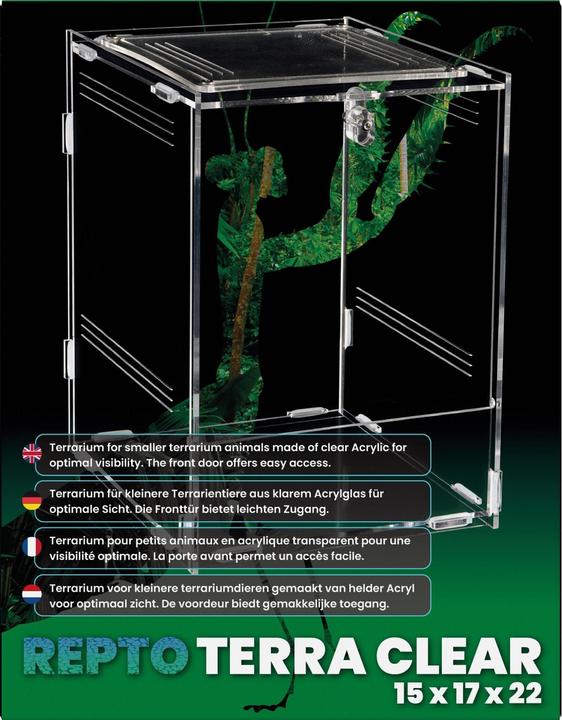 Actual product image Repto Plant Plexi terrarium, 15 x 17 x 22 cm