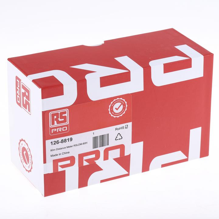 Image du produit RS PRO 80m Distance Meter (80 m, 635 nm)