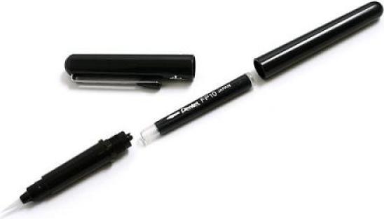 Actual product image Pentel Brush Pen Pocket Brush Pen black (Black, 1 x)
