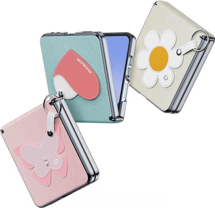 Produktbild Dux Ducis Luvy Series Leder Hardcase Hülle (Samsung Galaxy Z Flip7)