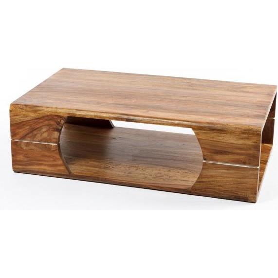 SIX, Couchtisch + Beistelltisch, Couchtisch No. 636 Palisander Sheesham Stone Finish 100x60x30 cm (100 x 60 x 30 cm)