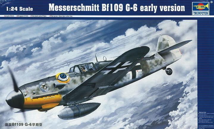 Actual product image Trumpeter Messerschmitt Bf 109 G-6 early version