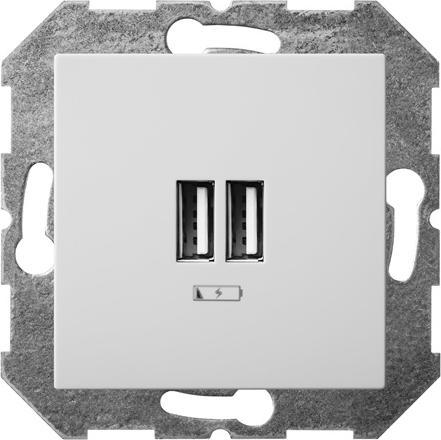 Immagine prodotto Liregus CARICABATTERIE USB ĮUK-2-01 2VT 3,4A BIANCO EPS