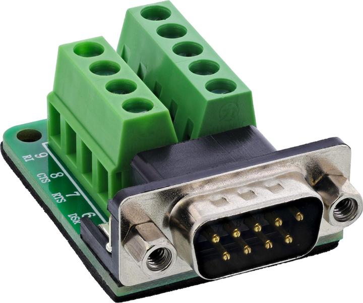 Produktbild InLine Terminalblock D-Sub 9 Stecker