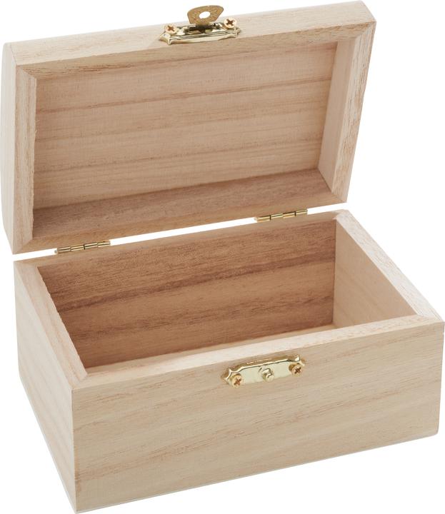 Produktbild VBS Holztruhe, Rohholz, 12x8x6,5cm