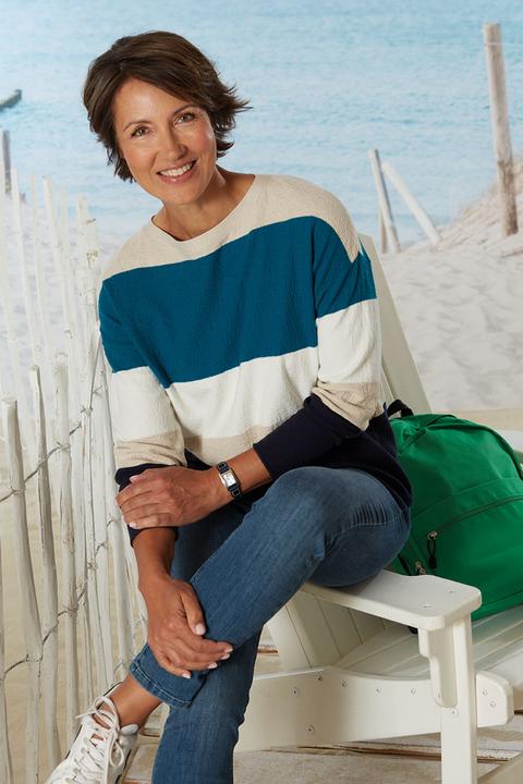 Produktbild Betty Barclay Betty & Co Blockstreifen-Pullover (44)