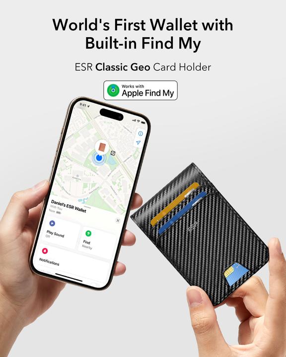 Image du produit ESR Classic Geo Card Holder Carbon Fiber