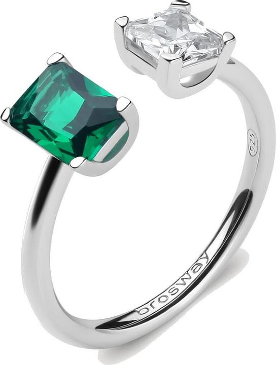 Actual product image Brosway Elegant open ring Fancy Life Green FLG09 - Circuit: L (56-59 mm) (56, 57, 58, 59)