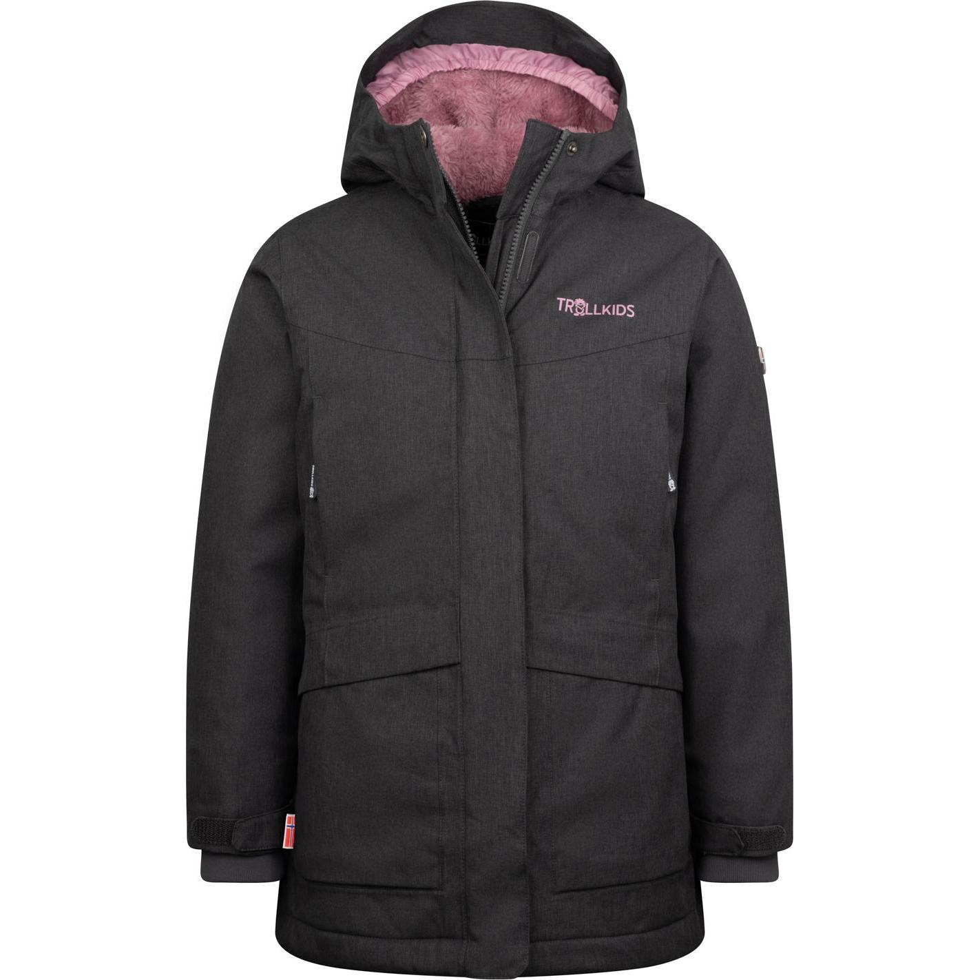 Trollkids, Mädchen, Jacke, Girl's Oslo Coat Pro (92), Schwarz, 92