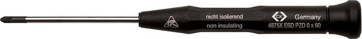 Actual product image C.K Magma Screwdriver, PZ0, ESD, rotating handle