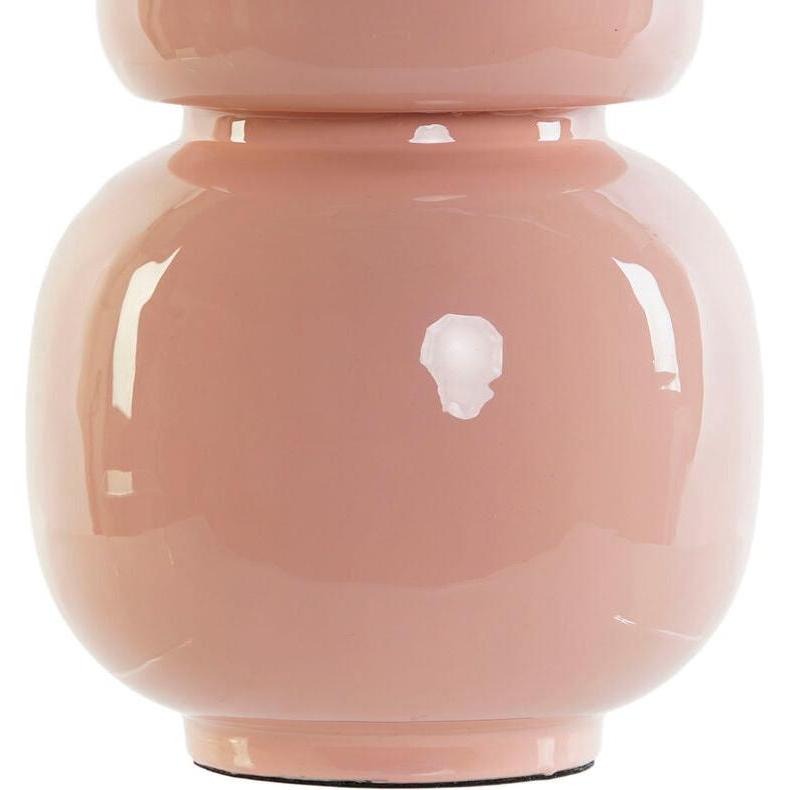 DKD Home Decor, Vaso, Vase grün Gold Koralle Eisen Lackierung 18 x 18 x 31 cm (2 Stück)