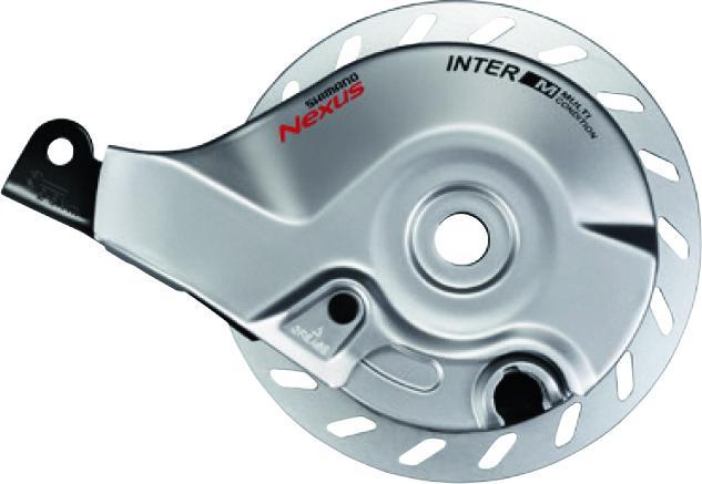 Shimano Rollerbremse Nexus BR-C3000-R hinten m/Mutter (Hinterradbremse, Bremssattel)