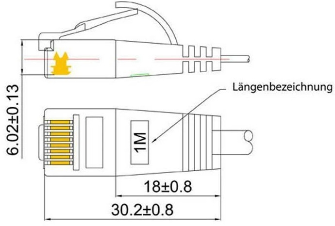 Image du produit Wirewin Câble de réseau (UTP, CAT6, 3 m)