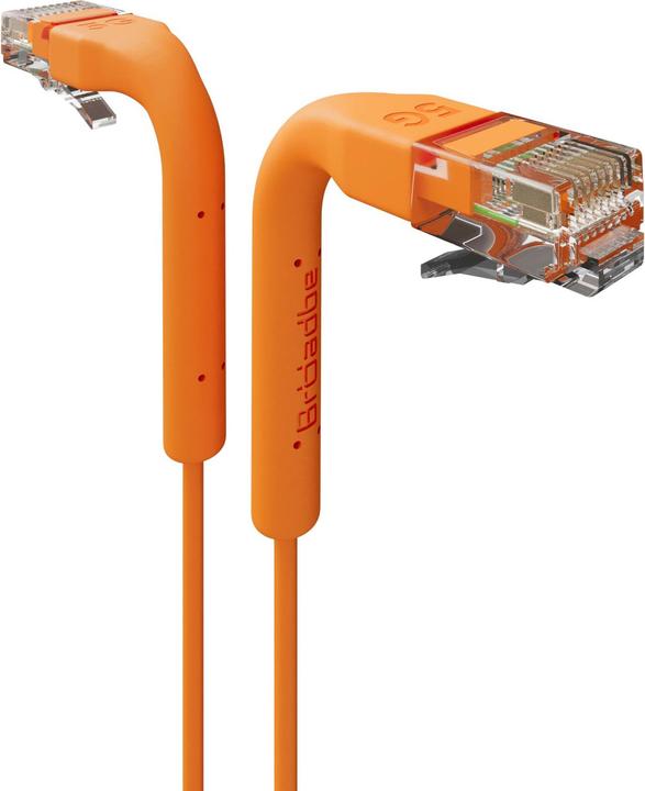 Image du produit Broadbe Slim Patch Cable 5G Orange 0.1m Cable-Patch-Cat6-OR-0.1M-Slim (CAT6, 0.10 m)