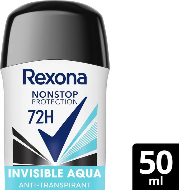 Immagine prodotto Rexona Stick Invisible Aqua (Stick, 50 ml)