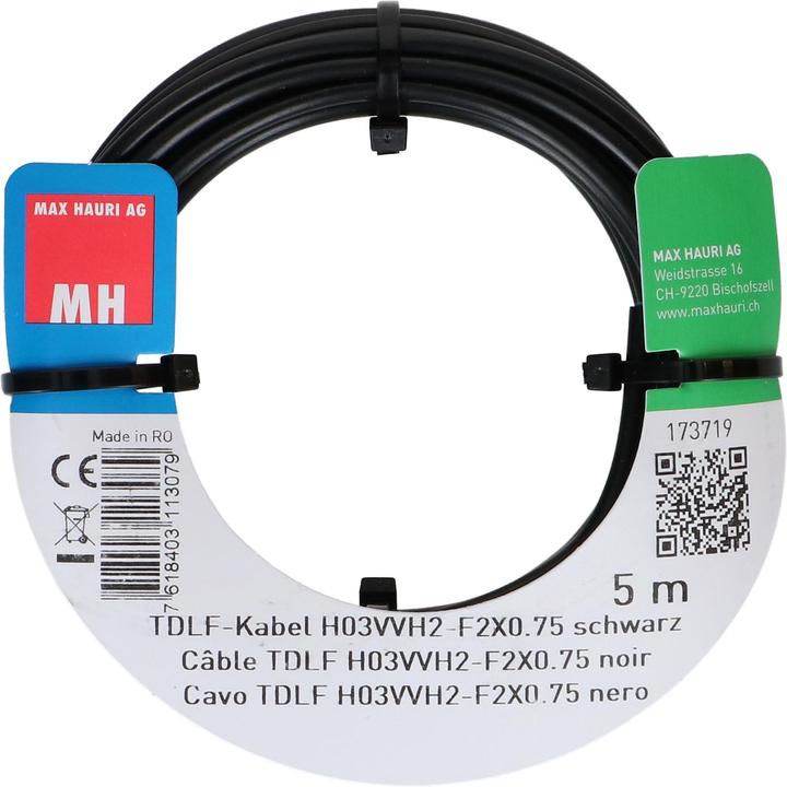 Actual product image Max Hauri TDLF cable H03VVH2-F2X0.75 (5 m)