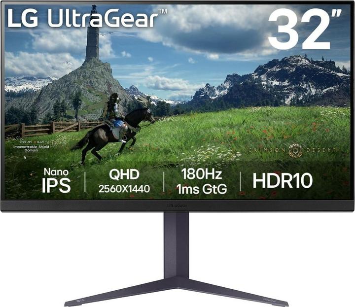 Actual product image LG Dis 32 32GS85Q-B Consumer Ultragear (2560 x 1440 pixels, 31.50")