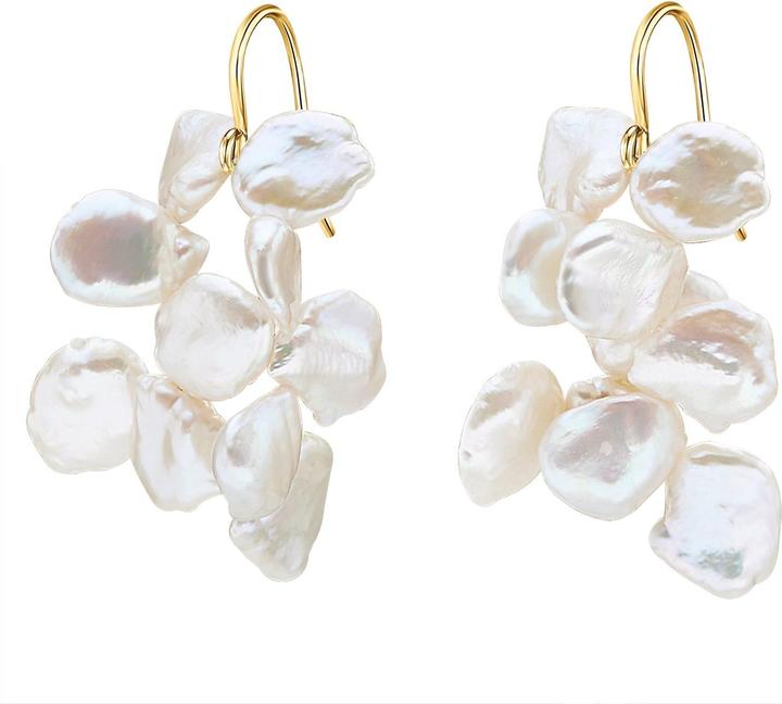 Image du produit Valero Pearls Femme argent sterling perles de culture d'eau douce or jaune - 24425 (Argent Sterling)