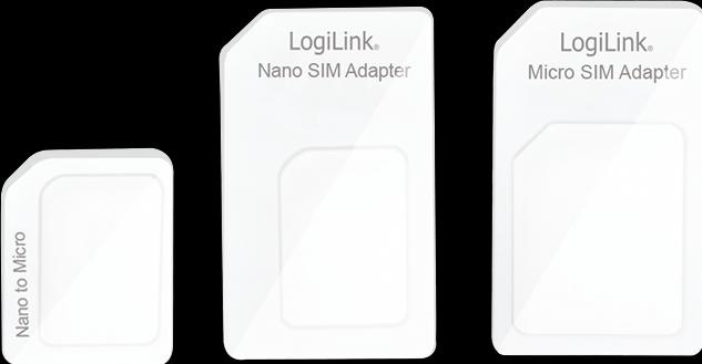 Immagine prodotto LogiLink Set di adattatori per schede SIM