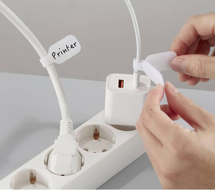 Produktbild SpeaKa Professional Kabelmarkierungen, rechteckig, mit Klettverschluss, 10 St