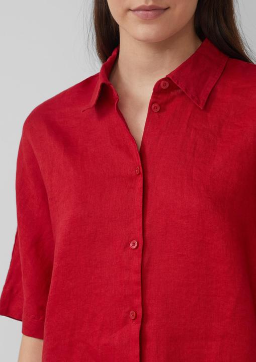 Image du produit S.Oliver Bluse Kurzarmbluse aus Leinen im Relaxed Fit (48)