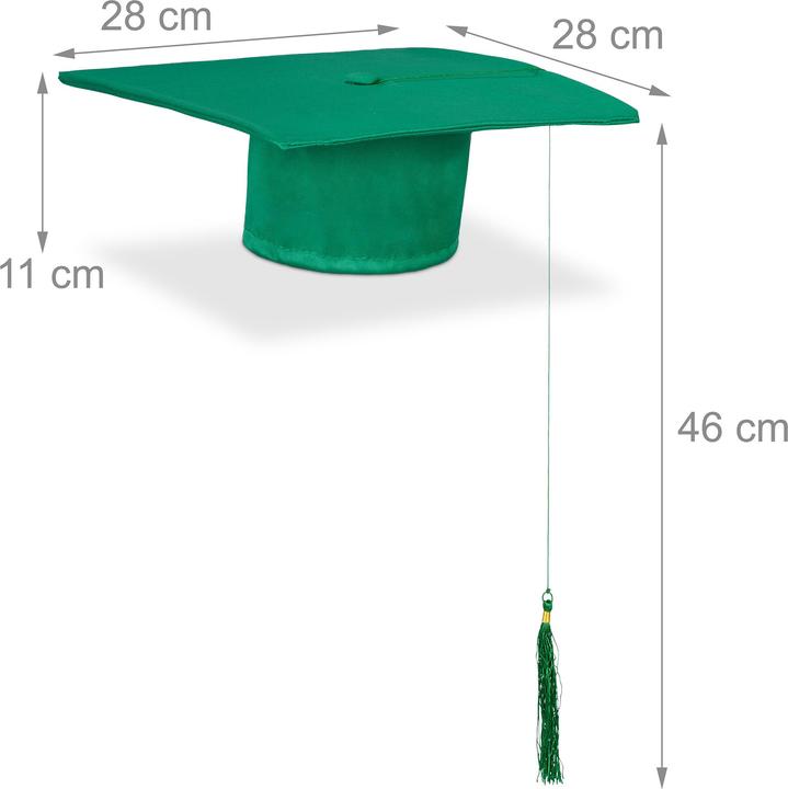 Image du produit Relaxdays 2x chapeau de docteur