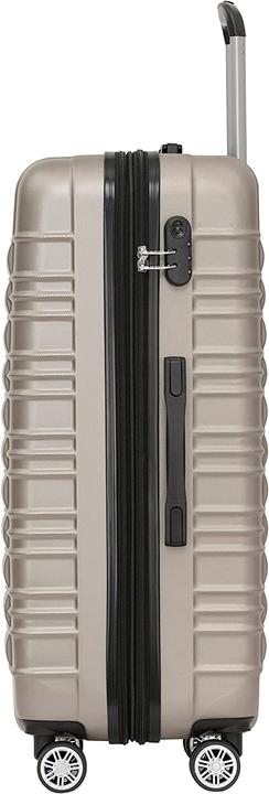 Actual product image Beibye Champagne Suitcase Set