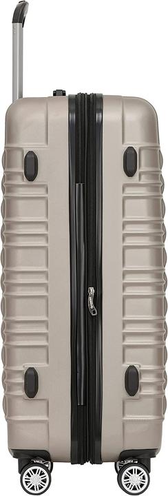 Actual product image Beibye Champagne Suitcase Set