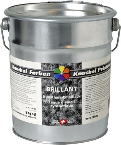Image du produit Knuchel Laque émaillée à base de résine synthétique Brillant (Blanc de signalisation, 5 l)