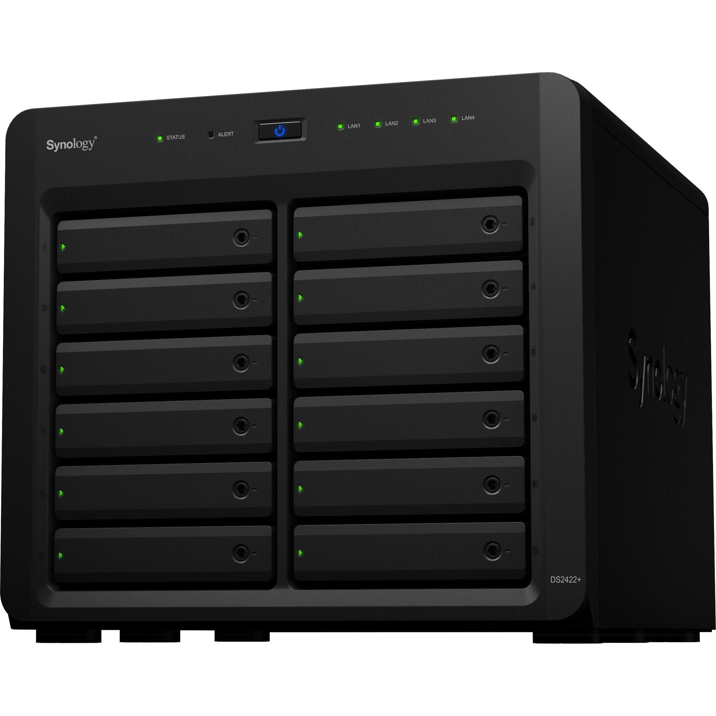 Synology DS2422+ (0 TB), NAS, Schwarz