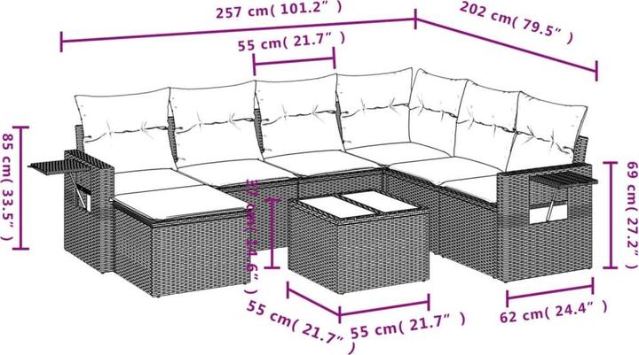 Produktbild vidaXL Ben