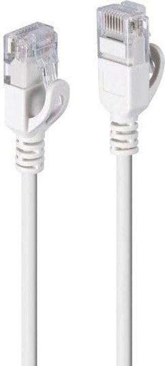 Actual product image Lindy 1.5m Cat.6A U/FTP Ultra Slim network cable, grey RJ45 plug, 500MHz, copper, 30AWG (U/FTP, CAT6a, 1.50 m)