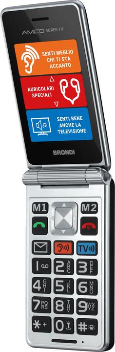 Produktbild Brondi Amico Super TV Gunmetal Grey: Handy (2.80", 1.30 Mpx)