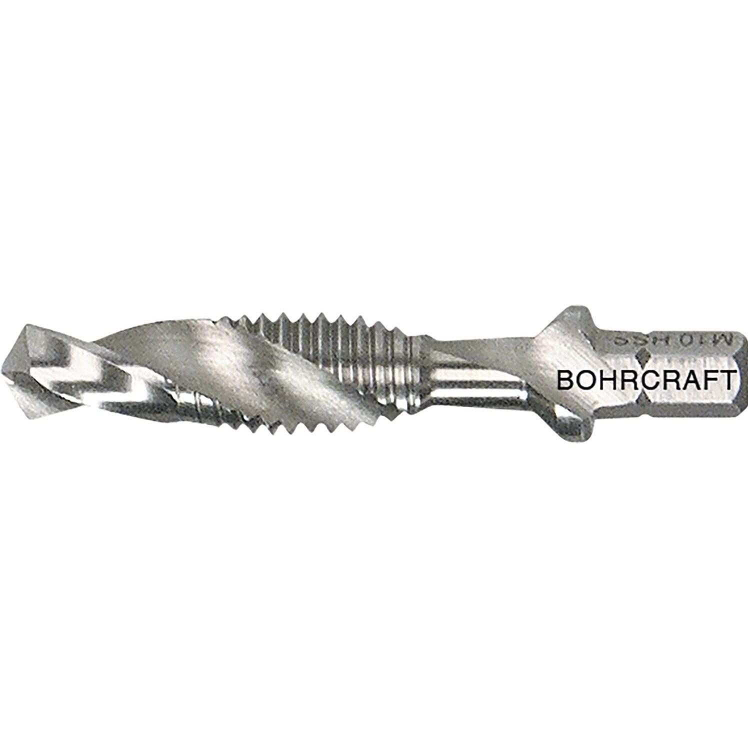 Bohrcraft, Gewindeschneider + Gewindebohrer, Maschinen-Kombi-Gewindebohrer HSS G M6 SPLIT POINT 1/4" 6-kant Schaft