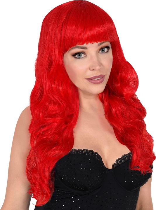 Actual product image Widmann PERÜCKE BELLA ROT in Box