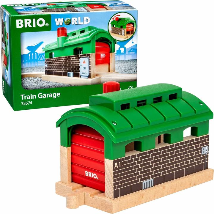 Productafbeelding Brio Locomotievenloods met rolluik