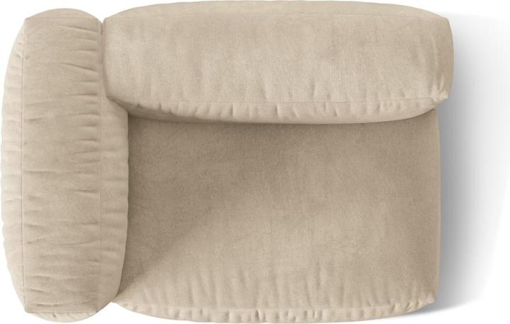 Image du produit Micadoni Chauffeuse Gauche, "Martina", 1 Place, 121x106x75 Fabriqué en Europe (Canapé modulaire, 1 place)