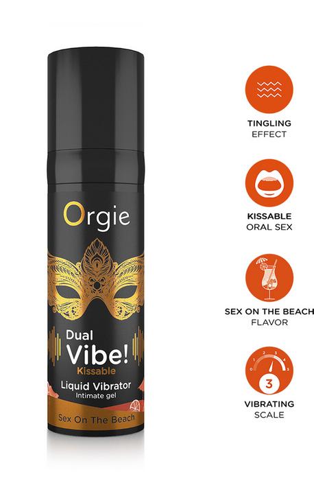 Actual product image Orgie Dual Vibe. (15 ml)