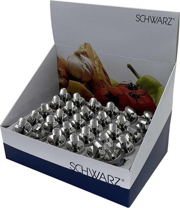 Produktbild Schwarz Kitchen Display 30 Bouchons verseurs avec fermoir en acier inoxydable
