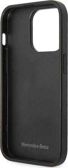 Produktbild Mercedes MEHCP14L8REMPK iPhone 14 Pro 6.1" czarny/black hardcase Leather Stars Pattern (Apple iPhone 14 Pro)