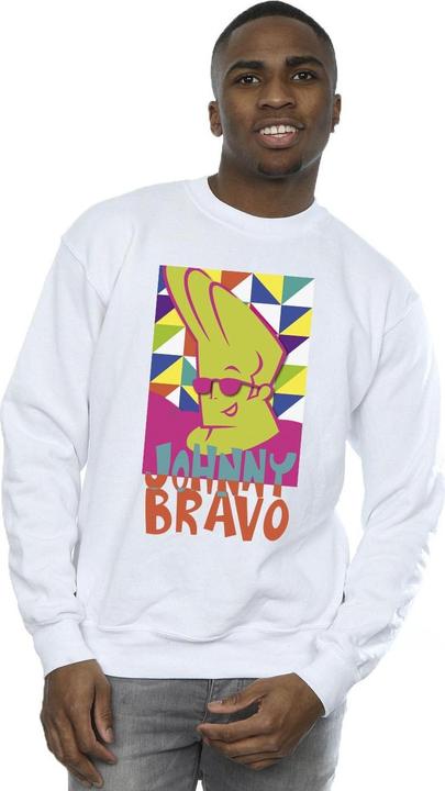 Immagine prodotto Johnny Bravo Multi Triangles Pop Art Felpa Uomo (L)